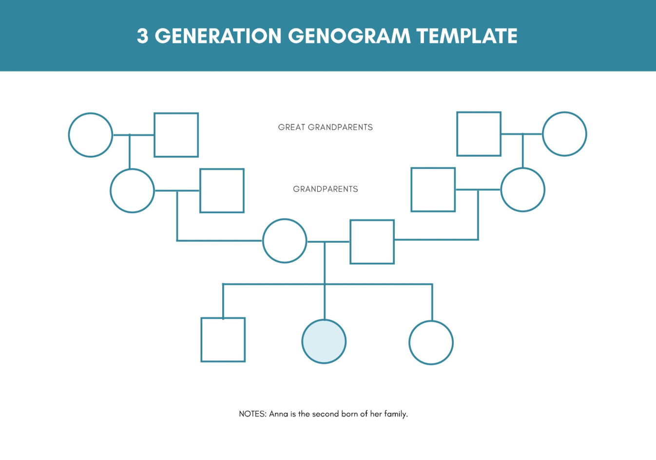 Generation Genogram Template Generation Genogram Template