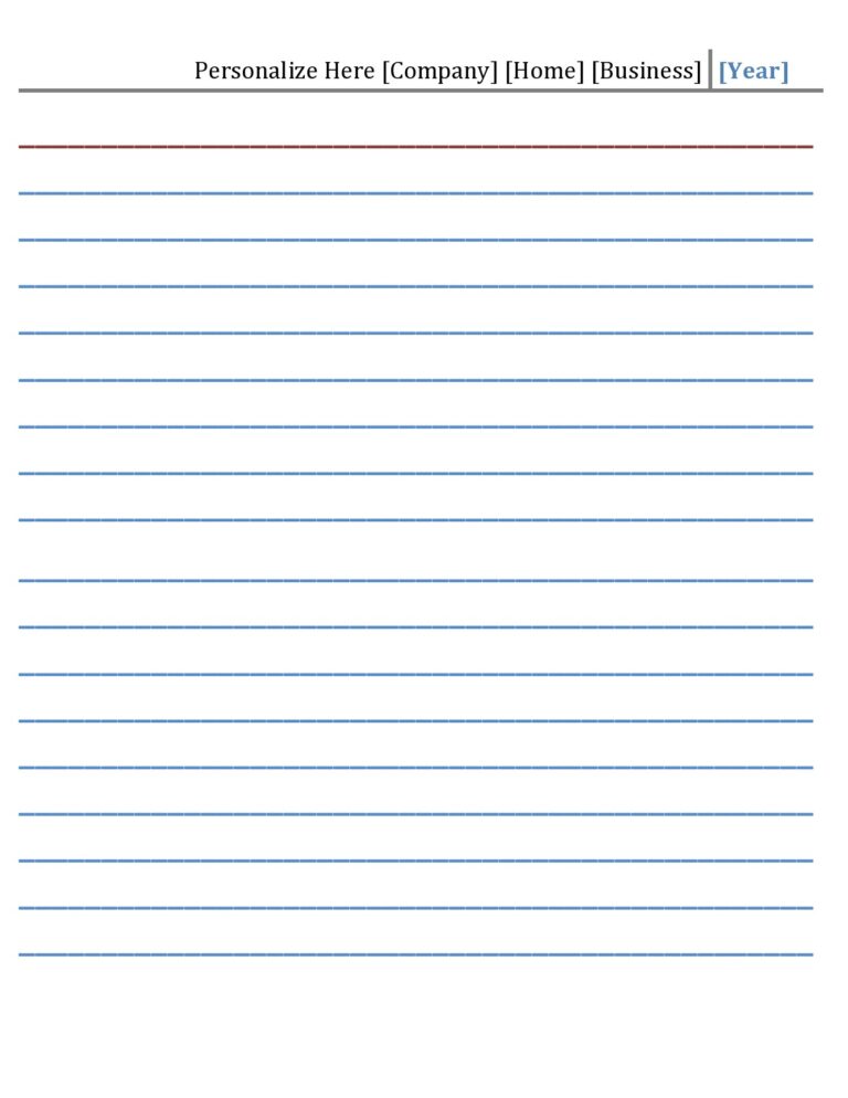 Free Printable 5x8 Notecards Template Free Printable 5x8 Notecards Template