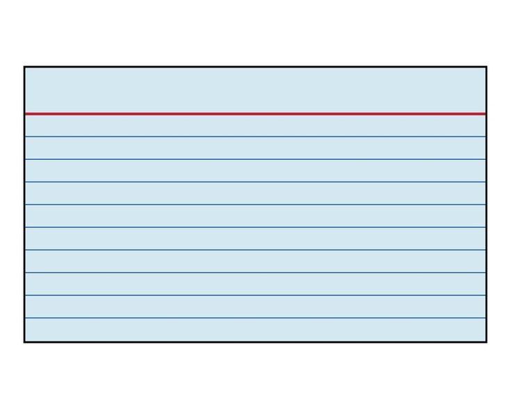 Colored Index Cards Template Sample Colored Index Cards Template Sample