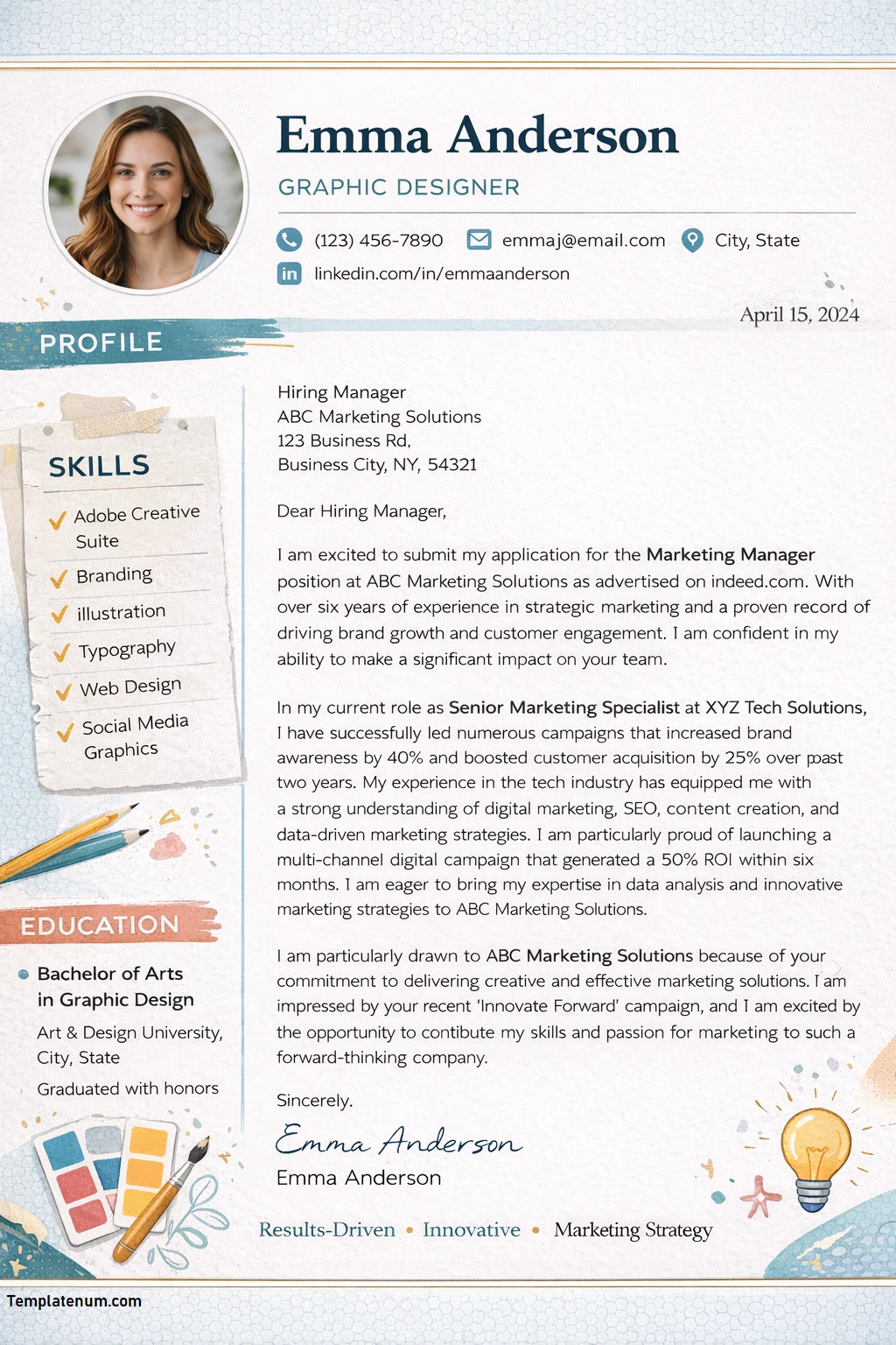 Cover Letter Template For an Employment Cover Letter Template For an Employment Word