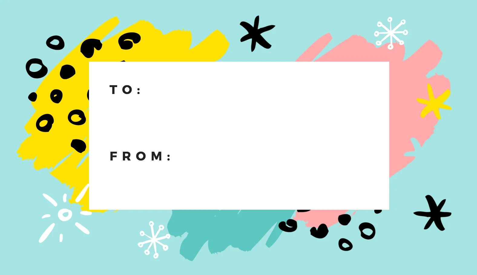 Example Gift Tag Template Example Gift Tag Template