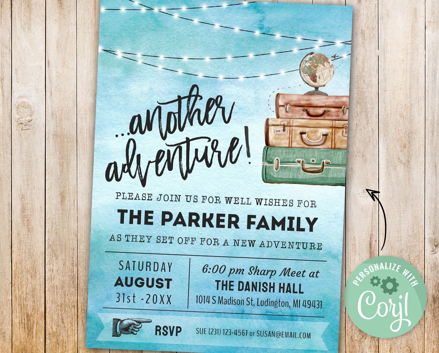 Example Going Away Party Invitation Template Example Going Away Party Invitation Template