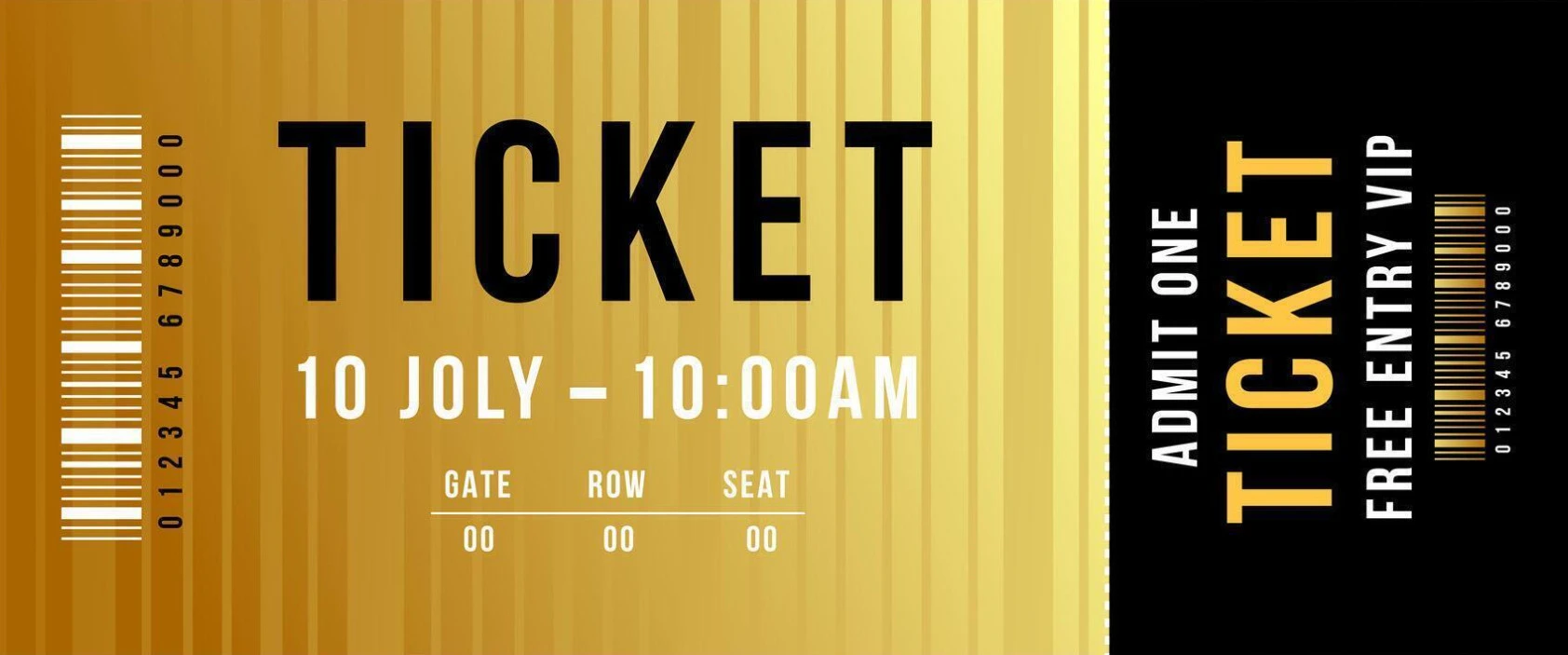 Example of Event Ticket Template Example of Event Ticket Template