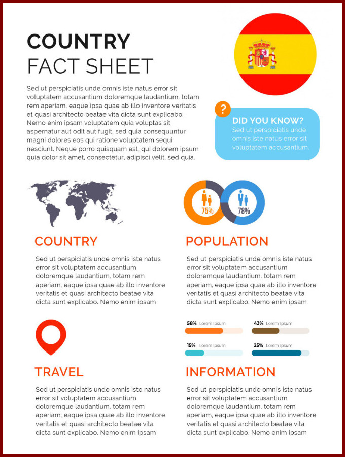 Example of Fact Sheet Template Example of Fact Sheet Template