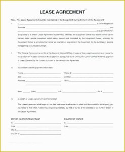 Trailer Lease Agreement Template
