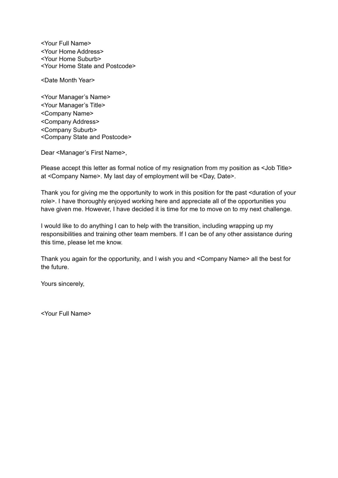 how to write a formal letter