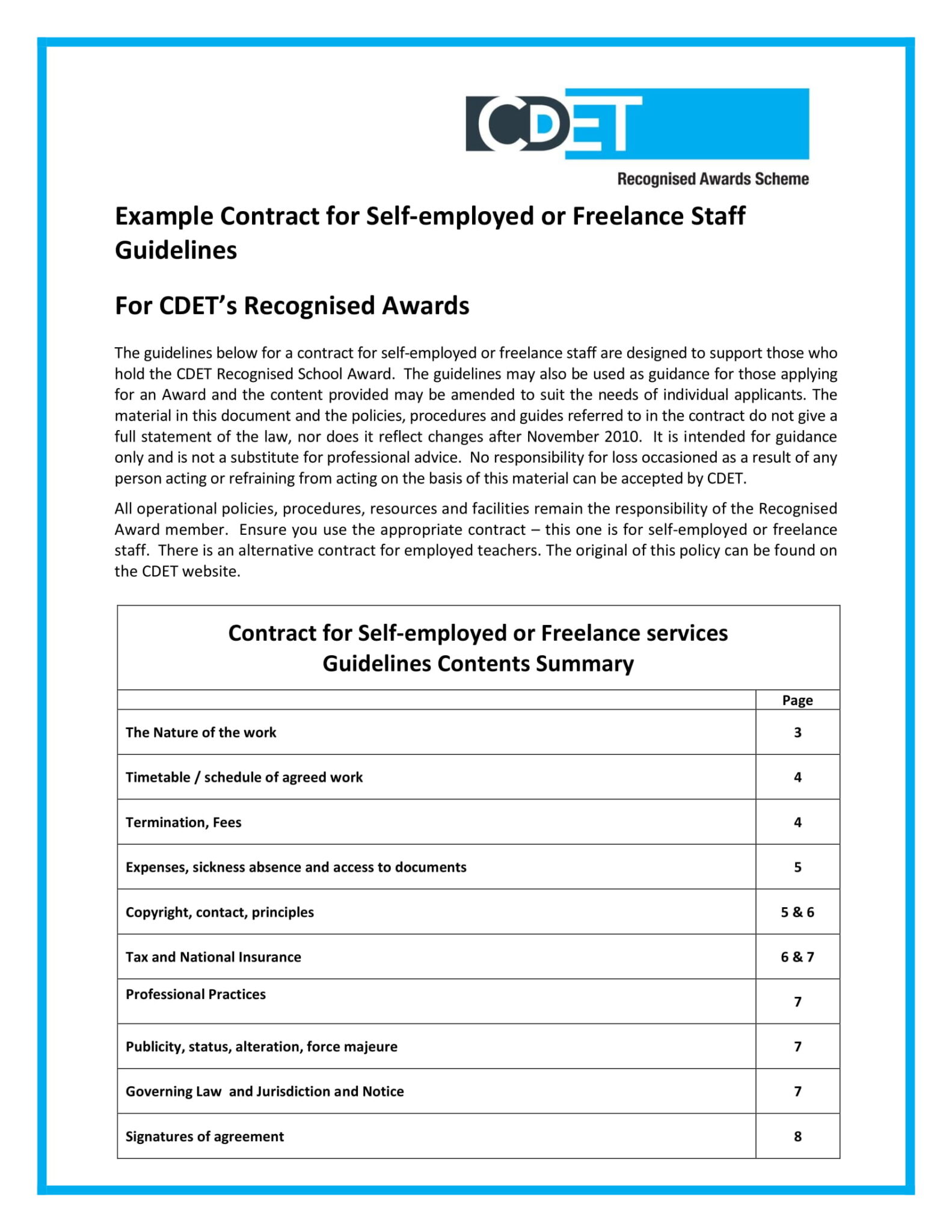 Freelance Contract Template Photo Inspiration