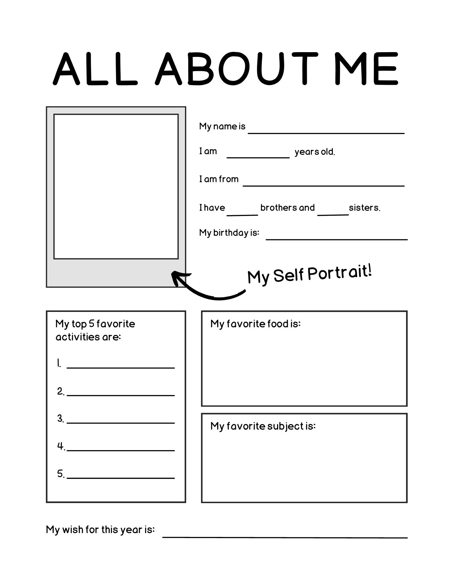 Get To Know Me Template Get To Know Me Template