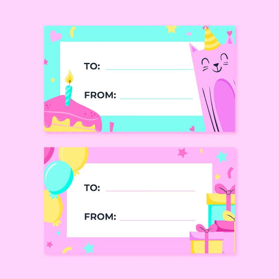 Gift Tag Template Gift Tag Template