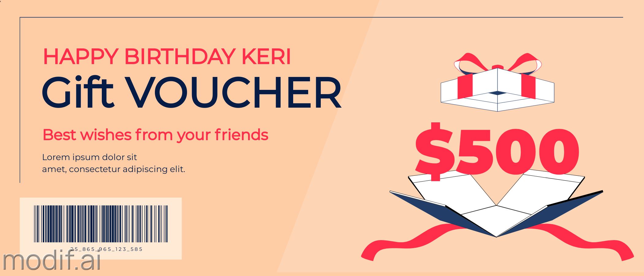 Gift Voucher Template Gift Voucher Template