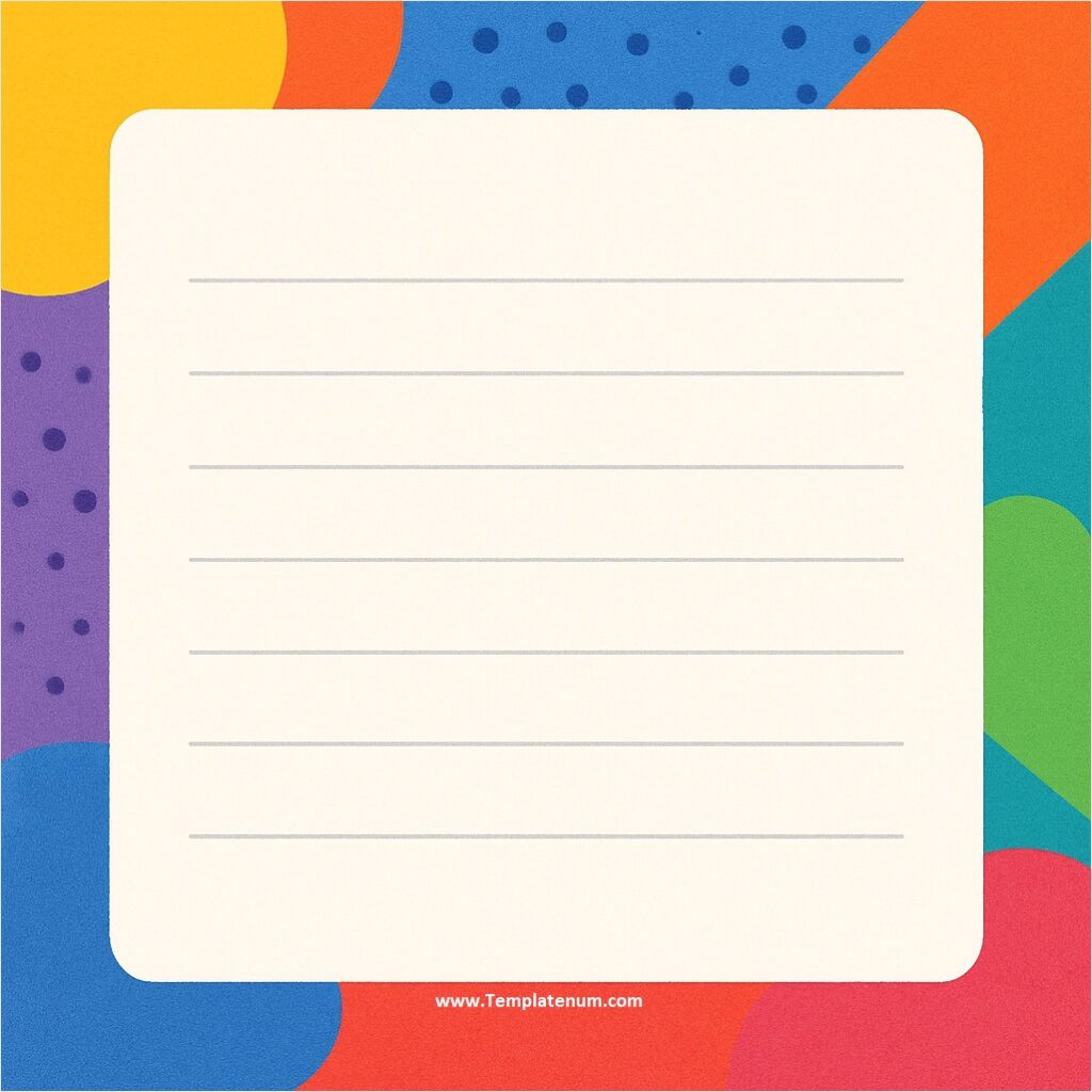 Free Printable Note Card Template