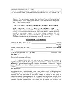 Real Estate Sale Agreement Template