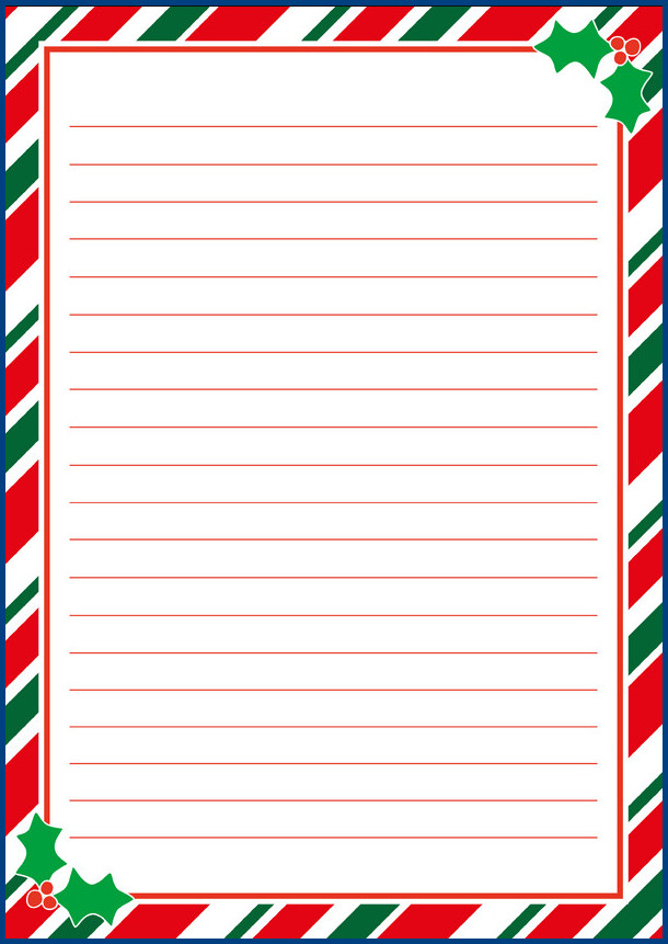 Simple Father Christmas Letter Template Simple Father Christmas Letter Template