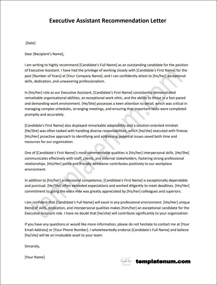 executive-assistant-recommendation-letter-template