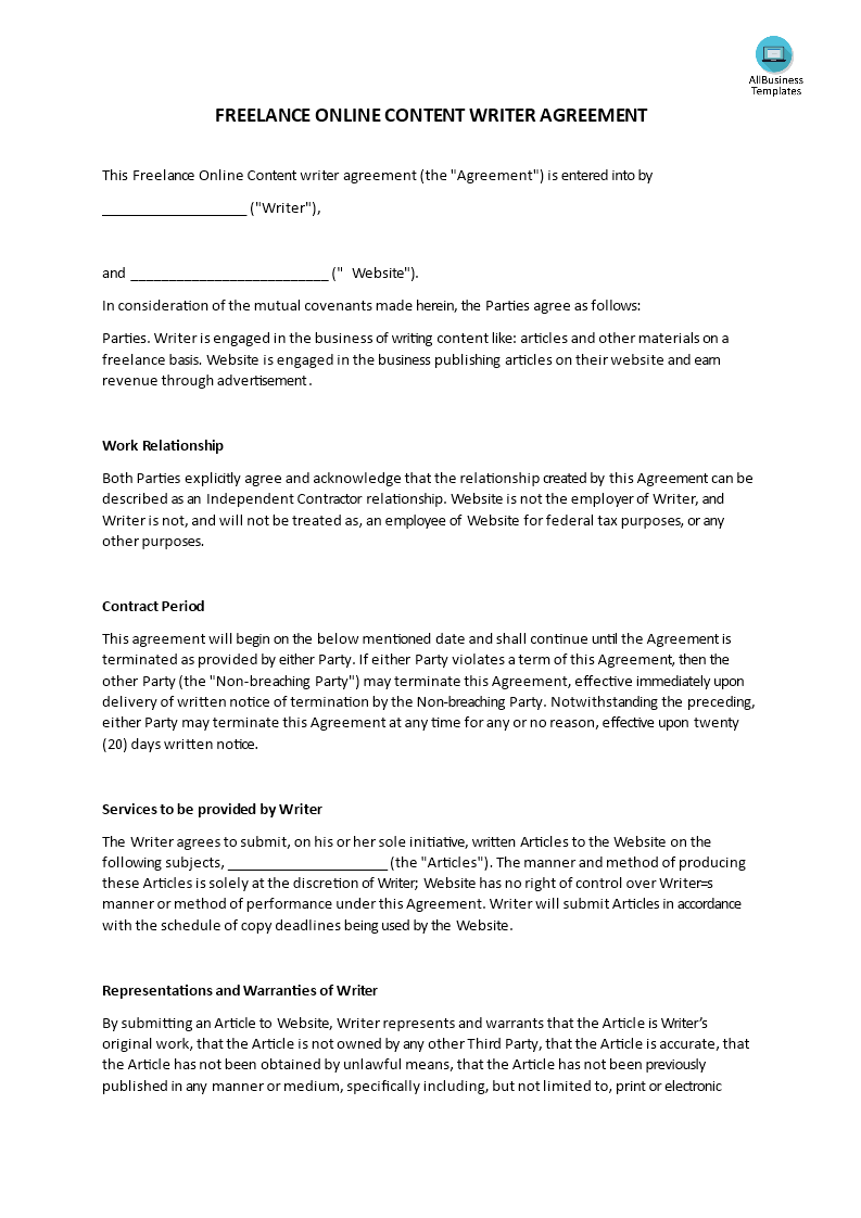 freelancer contract template uk freelancer contract template uk