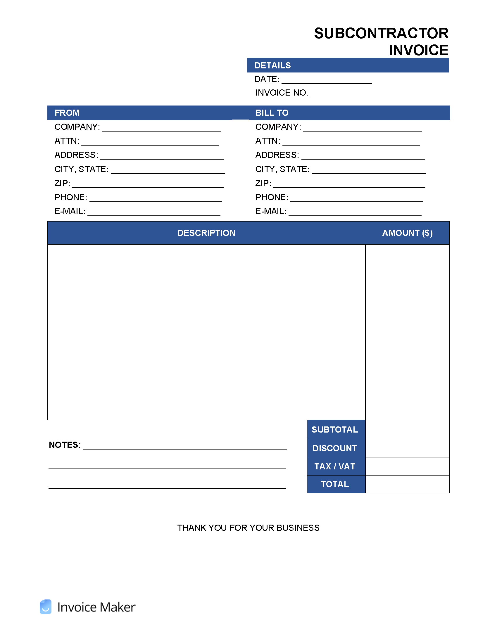 sample invoice for contract work template sample invoice for contract work template