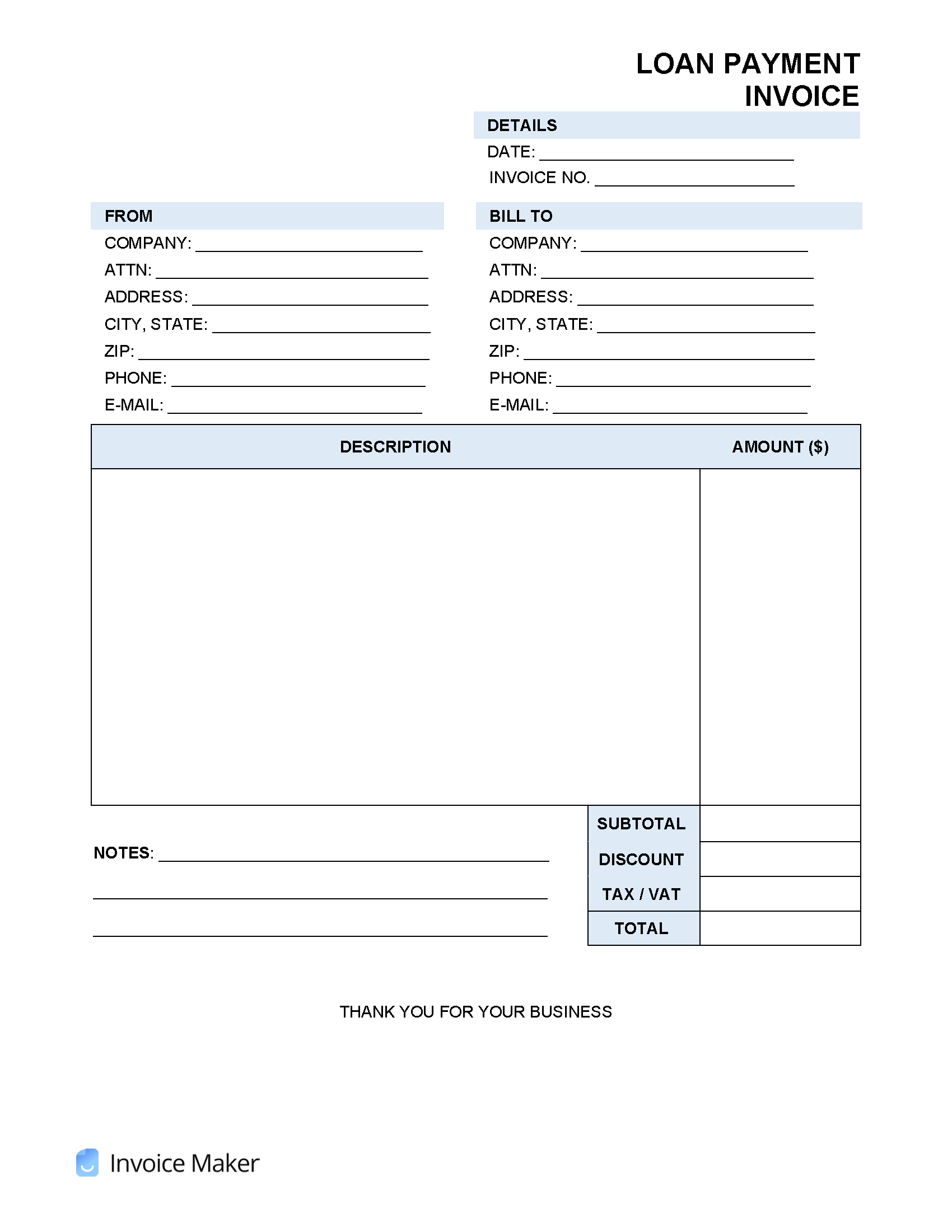 sample mortgage invoice template sample mortgage invoice template