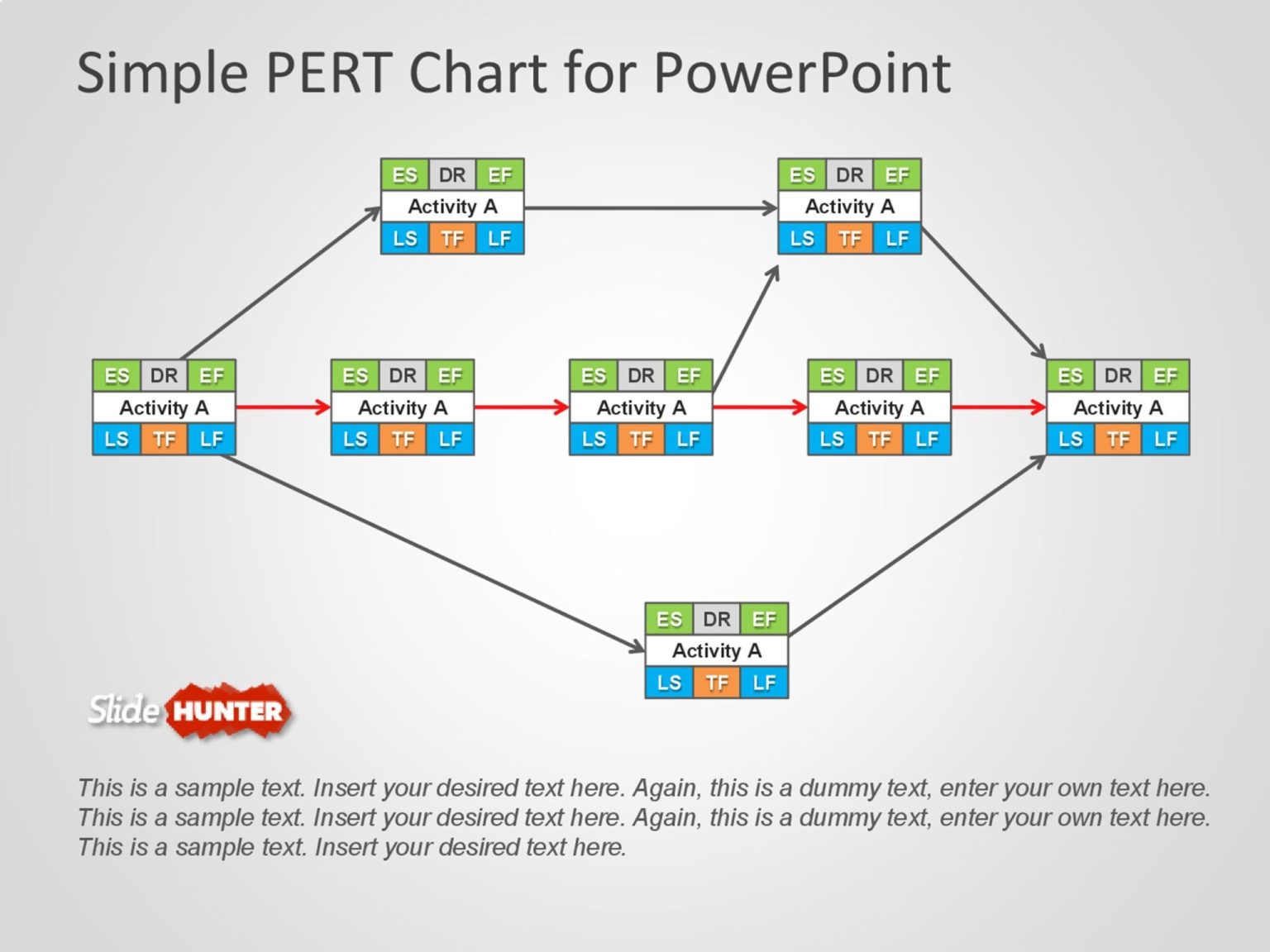 Printable PERT Chart Template