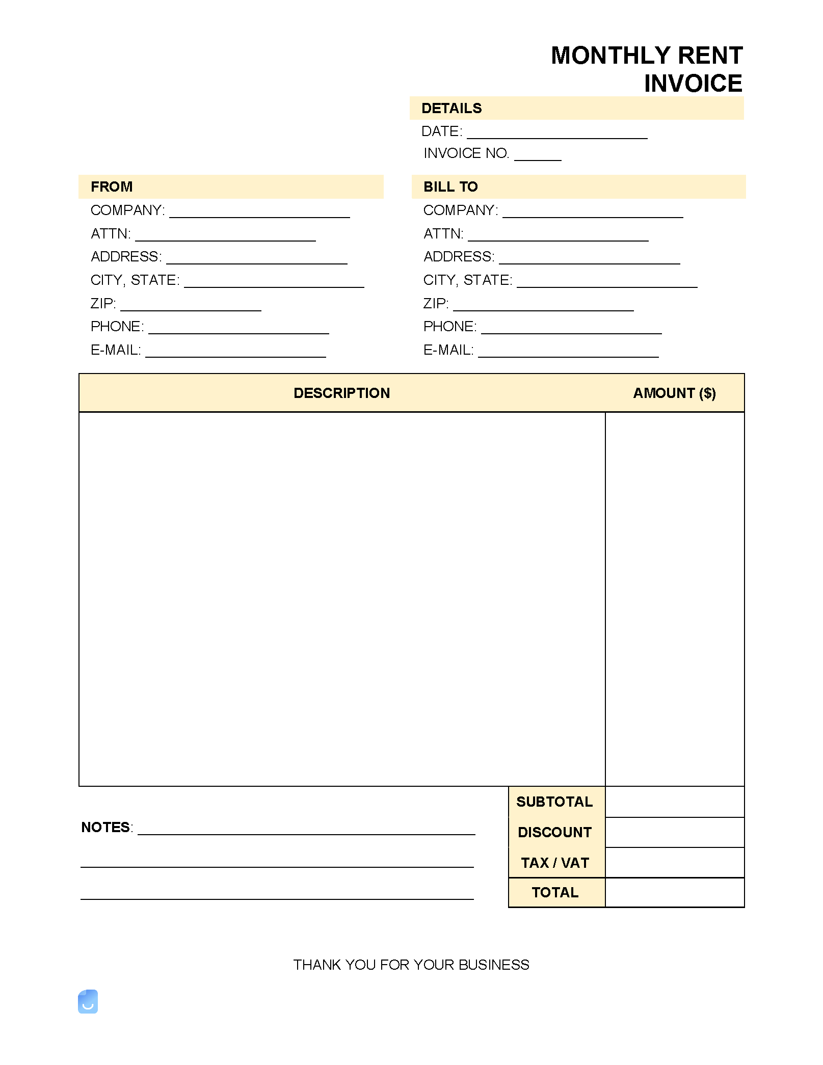 sample invoice for rent template sample invoice for rent template