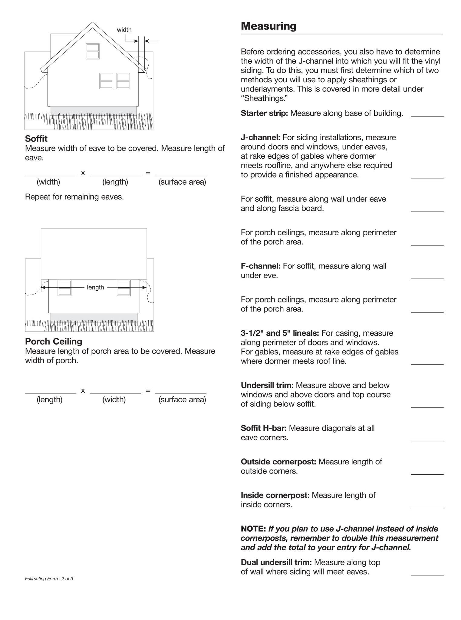 sample siding estimate template sample siding estimate template